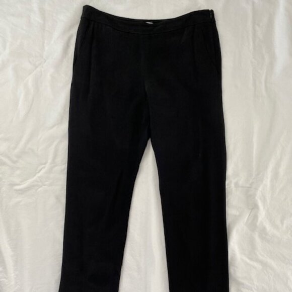 ALEXANDER WANG High Rise Black Crepe Trouser Pants Sz 8 - Picture 11 of 11